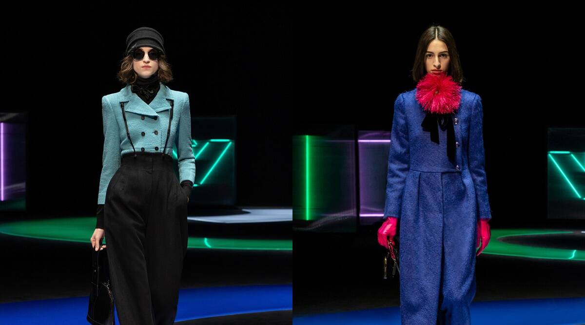Emporio Armani hace un guiño a la década de 1980 en la línea de otoño en la Semana de la Moda de Milán