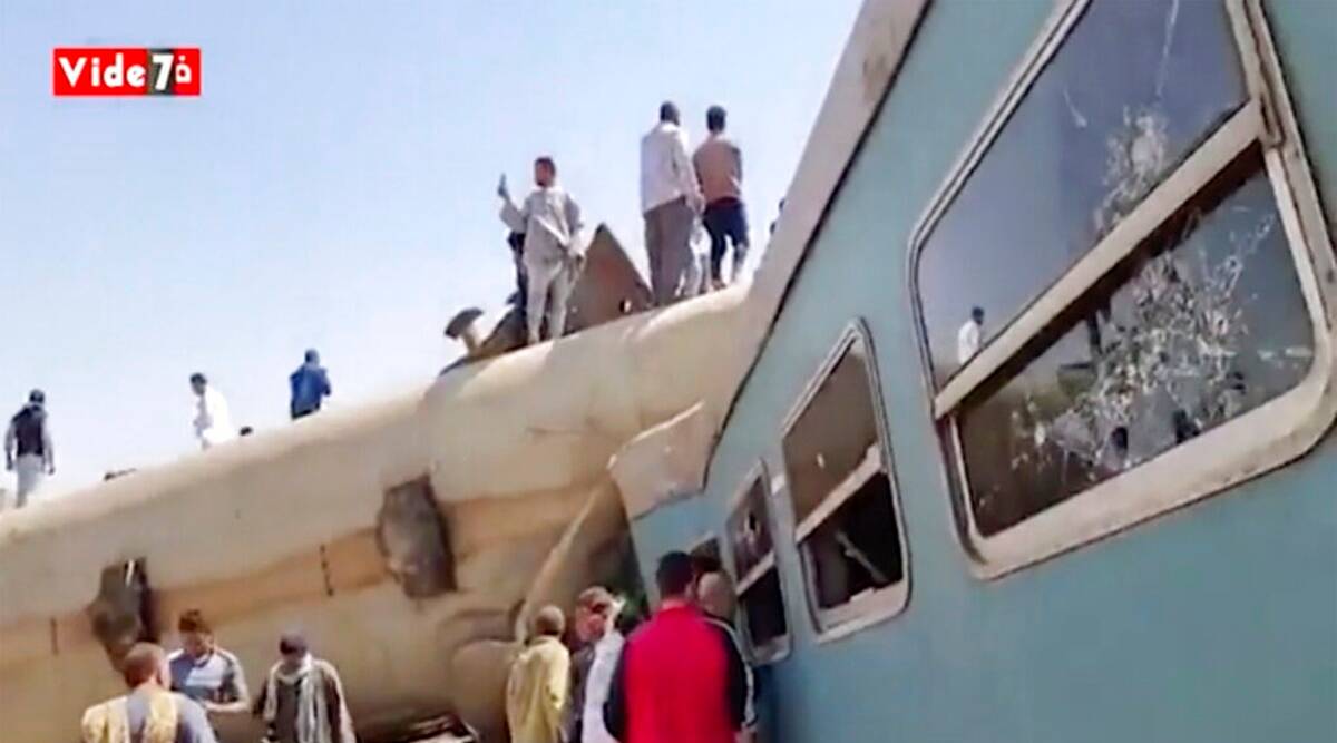 Al menos 32 muertos y 66 heridos en un importante accidente de tren en el sur de Egipto