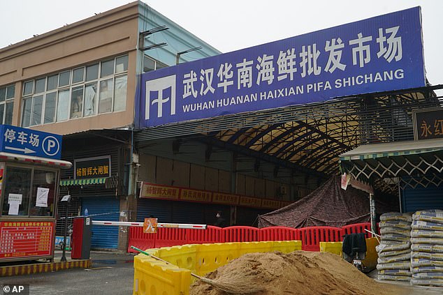 El estudio encontró que el coronavirus se propagó dentro de China debido a las condiciones de hacinamiento del mercado de mariscos de Huanan en Wuhan y a una  'tormenta perfecta ' de condiciones.