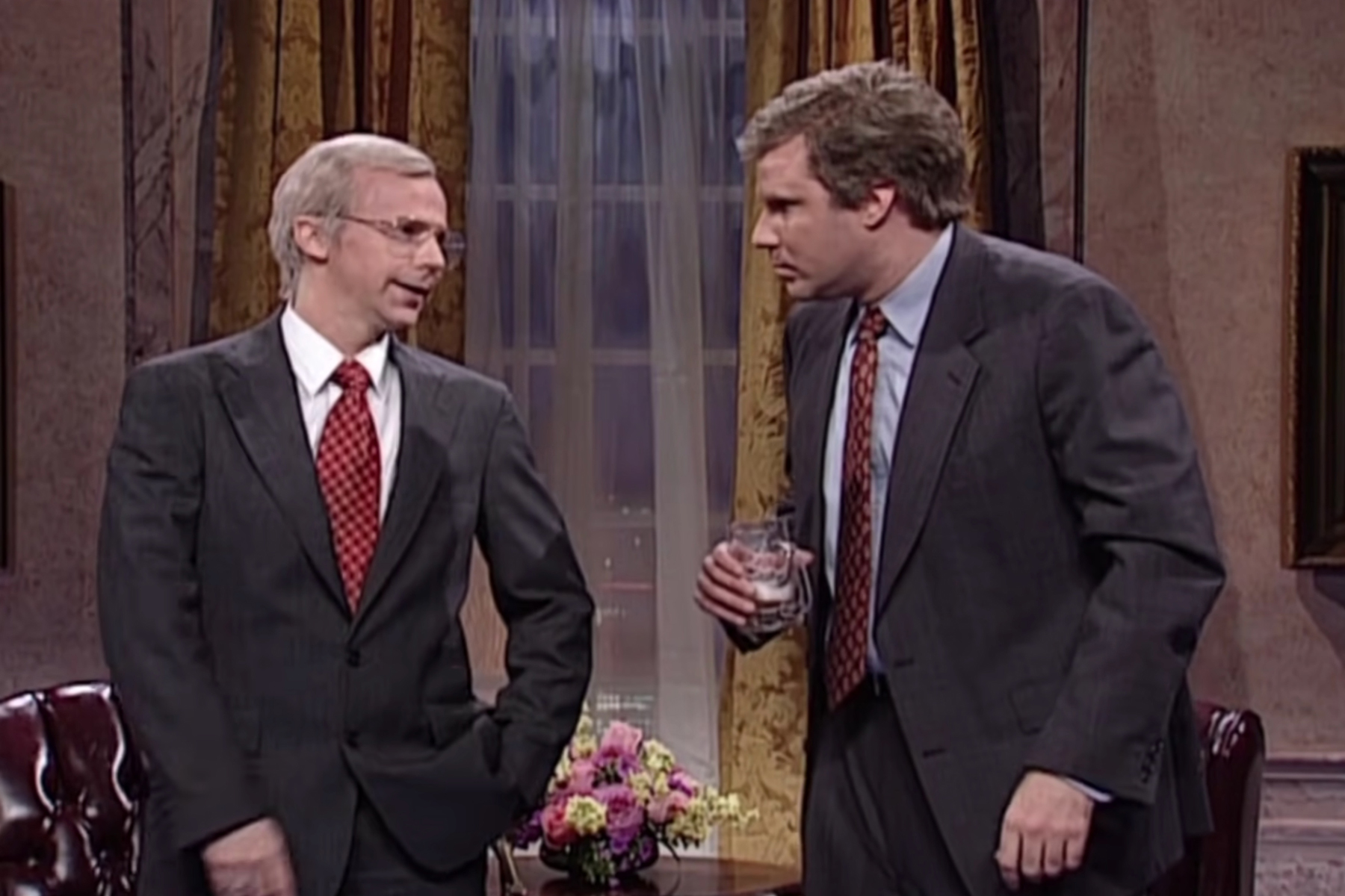 Flashback: George HW Bush de Dana Carvey aconseja a George W. Bush de Will Ferrell sobre 'SNL'
