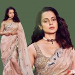 Lanzamiento del tráiler de Thalaivi: la cumpleañera Kangana Ranaut se ve hermosa con un sari de Anamika Khanna