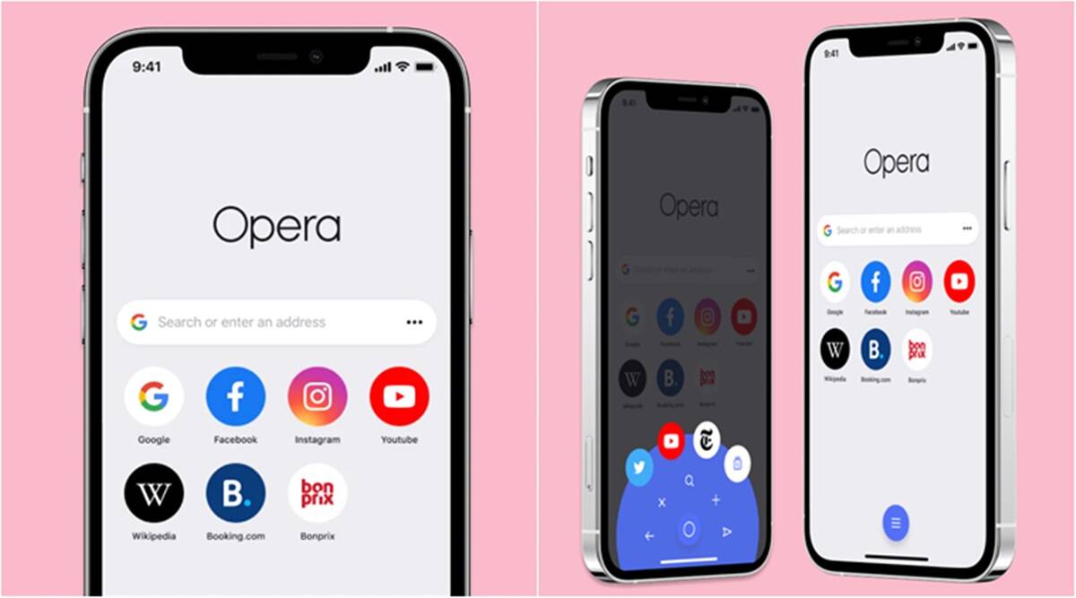opera touch browser ios, opera web browser ios, opera ios new user interface, opera ios new features, opera vs safari ios browser