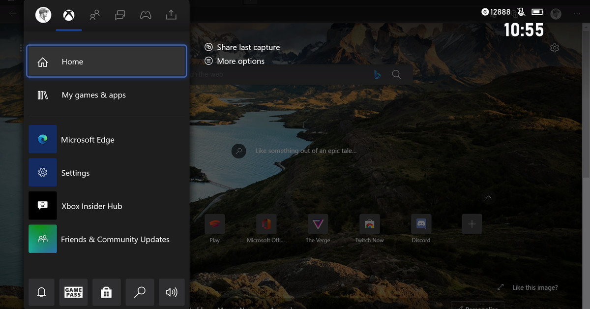 Un primer vistazo a Xbox con Discord y Google Stadia en su nuevo navegador Edge

