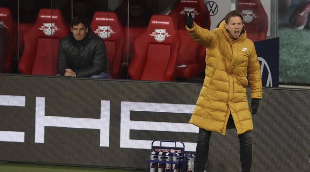 Leipzig's head coach Julian Nagelsmann , Bayern Munich coach