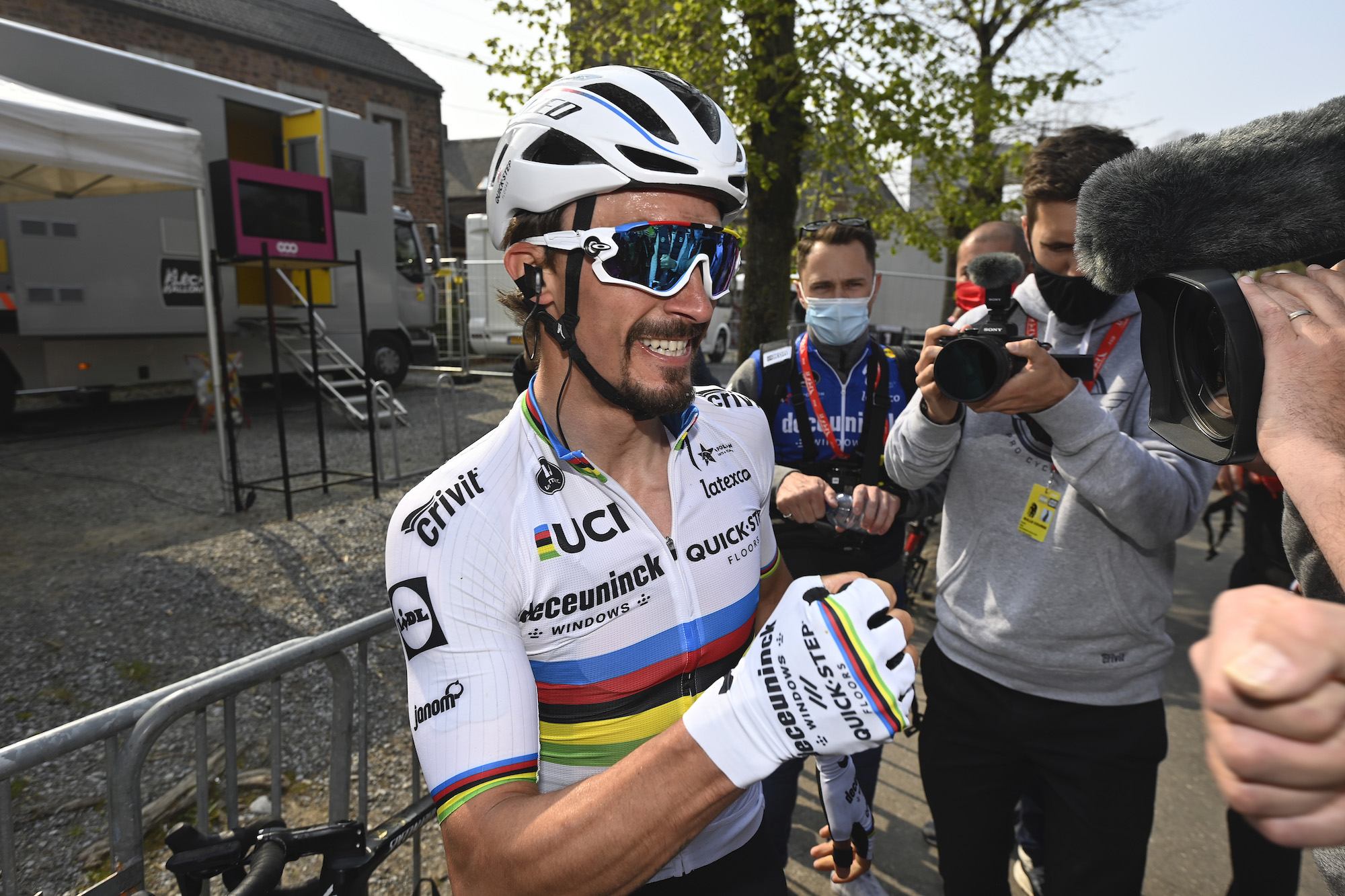 'Este realmente se siente bien': Julian Alaphilippe aliviado después de obtener una victoria 'importante' en La Flèche Wallonne 2021