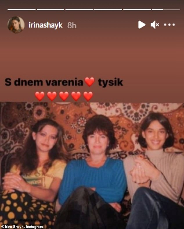 Retroceso: Irina Shayk les dio a los fanáticos un vistazo de sus días de juventud cuando compartió una foto retro de sí misma cuando era adolescente en Instagram el miércoles.