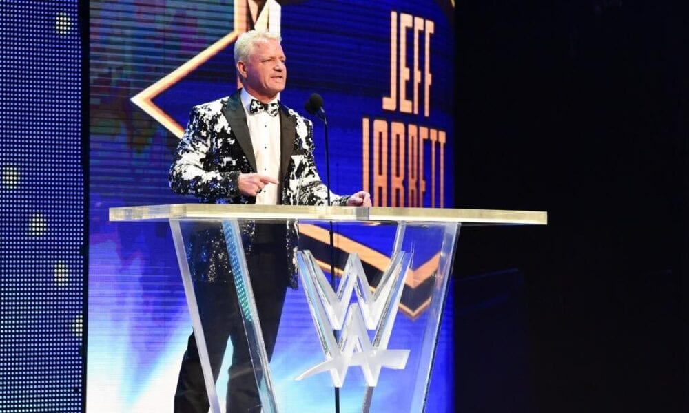  Jeff Jarrett sobre el origen del término 'Slap Nuts', su relación con Kurt Angle, sus objetivos de TNA, golpes de guitarra duros |  Noticias de lucha libre
