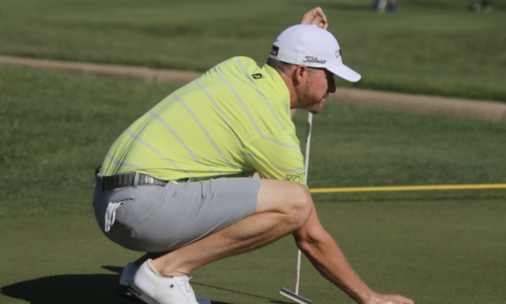 Jimmy Walker fue visto probando LAB Blade, eje de putter de grafito en el Campeonato Valspar
