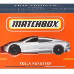 Todos los coches, juegos y embalajes fundidos a presión de Matchbox estarán fabricados en un 100% con materiales reciclados para 2030, anunció el fabricante de juguetes Mattel.  En la imagen: el totalmente nuevo Matchbox Tesla Roadster, que está certificado como neutral en carbono y llegará a los estantes en 2022