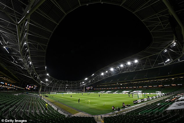 El Estadio Aviva de Dublín aún podría perderse los juegos de la Eurocopa 2020 en medio de los temores por la asistencia de los fanáticos