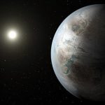 Kepler-452b, apodado 'Tierra 2.0', comparte muchas características con nuestro planeta a pesar de estar a 1.400 años luz de distancia.  Fue encontrado por el telescopio Kepler de la NASA en 2014.