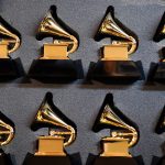 RIDGWAY, CO - JANUARY 12: John Billings, Billings Artworks, has two cases of stunt Grammy statues that he will take with him for the upcoming awards show in his studio in Ridgway Colorado January 12, 2019. Stunt statues are used for props in various situations in the show after after parties. (Photo by Andy Cross/MediaNews Group/The Denver Post via Getty Images)