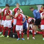 Christian Eriksen estable de Dinamarca después de colapsar durante el partido de la Eurocopa 2020