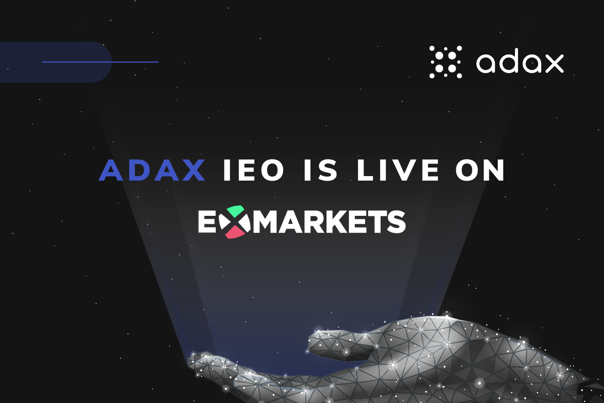 DEX respaldado por capital de riesgo para Cardano - ADAX IEO está disponible en ExMarkets