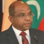 India a su lado, el ministro de Maldivas Abdulla Shahid es presidente de la AGNU