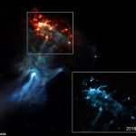 Los restos de una explosión de supernova que parece un 'brazo que llega al espacio' están formados por luz que llegó a la Tierra por primera vez hace 1.700 años, según un nuevo estudio descubierto