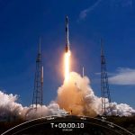 Rastrearon datos de infrasonidos de 1.001 lanzamientos de cohetes, identificando sonidos distintivos de siete tipos de cohetes, incluido el transbordador espacial Falcon 9 (en la foto) y Soyuz.