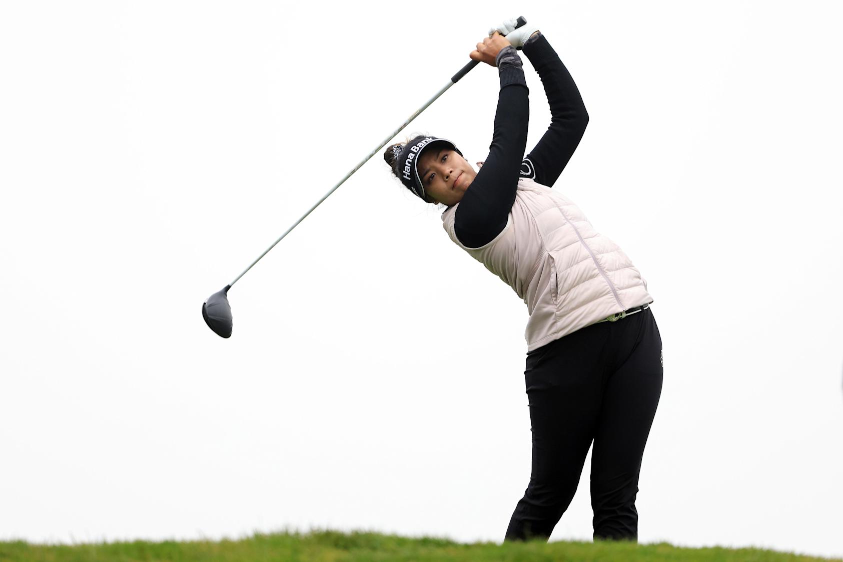 Patty Tavatanakit ha tenido un buen comienzo en la PGA femenina de KPMG a pesar de su piloto agrietado