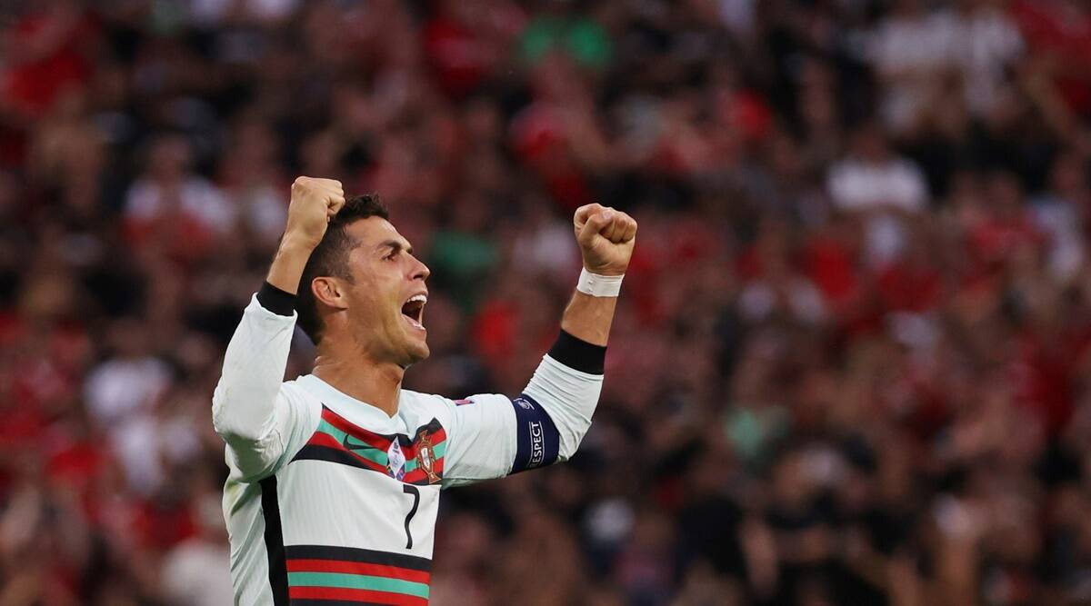 Ronaldo anota 2, Portugal vence 3-0 a Hungría en la Eurocopa 2020