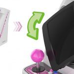 Taito anuncia un mini gabinete arcade con pantalla giratoria y controlador trackball