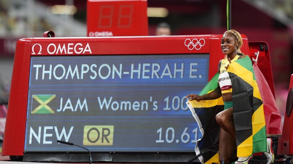 Atletismo |  Juegos Olímpicos 2021: Thompson-Herah rompe el récord olímpico de Flo Jo en 100 mujeres