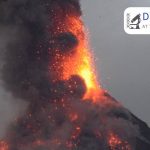Volcano eruption