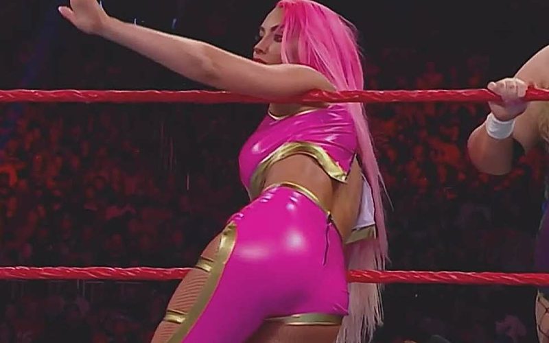 Eva Marie tiene un mal funcionamiento de vestuario durante el combate en WWE RAW