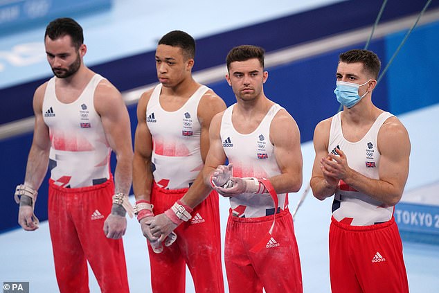 El equipo de gimnasia masculino del equipo GB terminó cuarto en los Juegos Olímpicos de Tokio el lunes