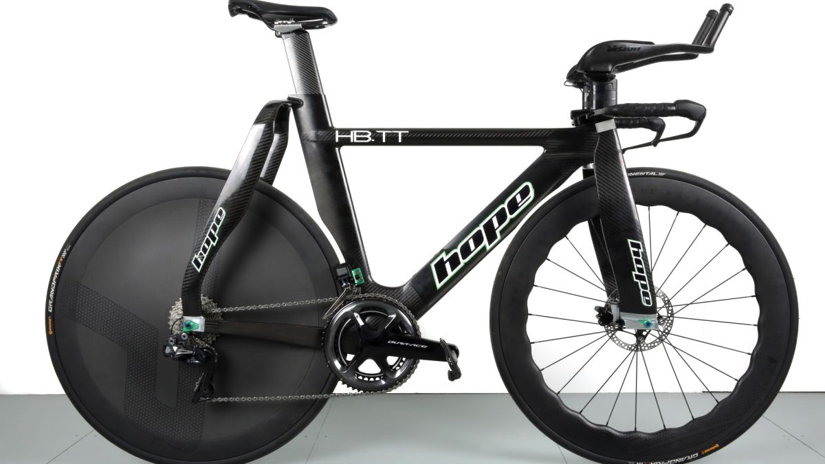 La bicicleta de contrarreloj olímpica secreta de Hope no fue a Tokio, pero entrará en producción el próximo año.