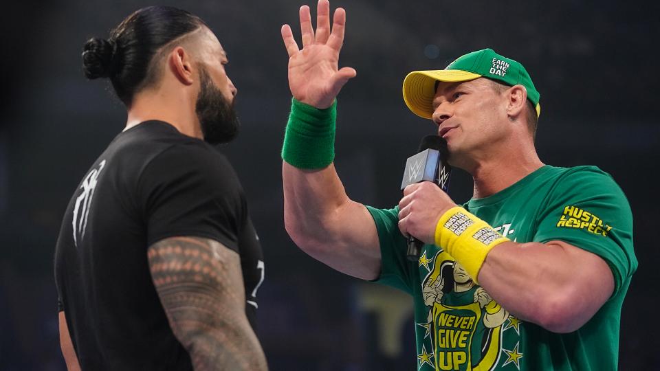 El segmento de John Cena y Roman Reigns en WWE SmackDown fue sin guión, sin ensayo