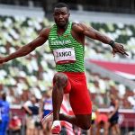 Hugues Fabrice Zango de Burkina Faso reclamó la primera medalla olímpica de su país
