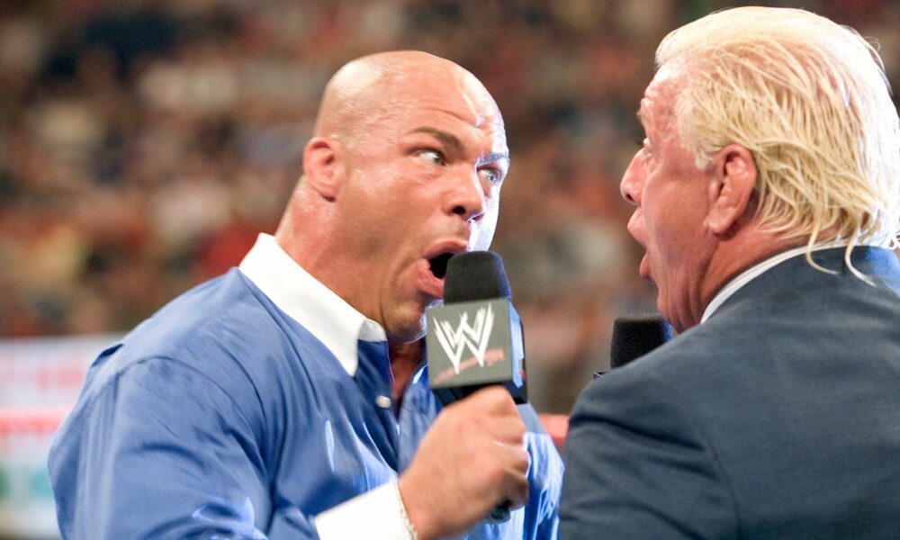 Kurt Angle dice que Ric Flair intentó reclutarlo para la lucha libre profesional en 1996
