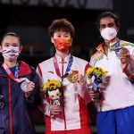 La china CHEN Yu Fei gana el oro individual femenino en bádminton