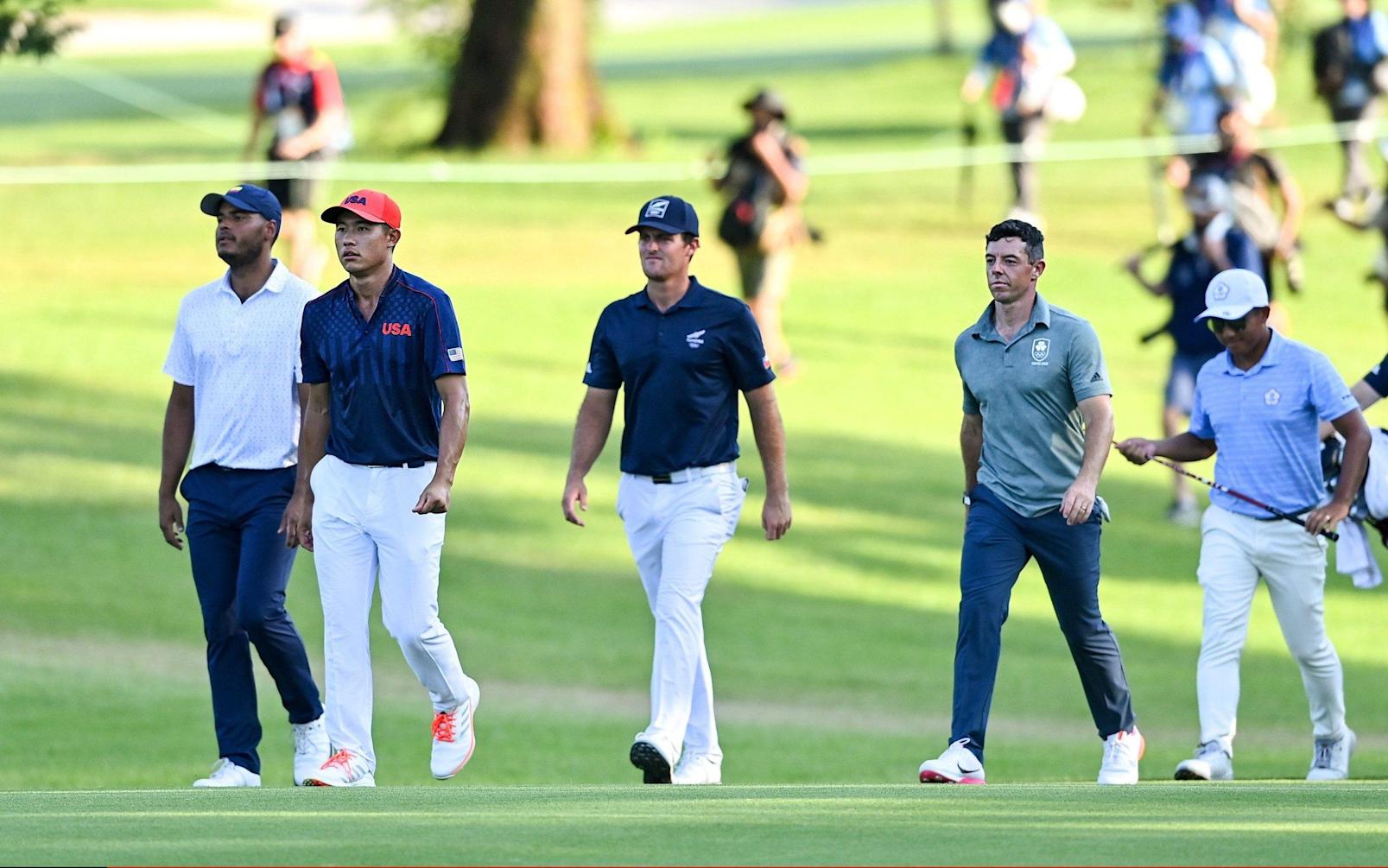 Paul Casey y Rory McIlroy esperanzas de medallas olímpicas se escapan después de un extraño play-off de golf de siete vías