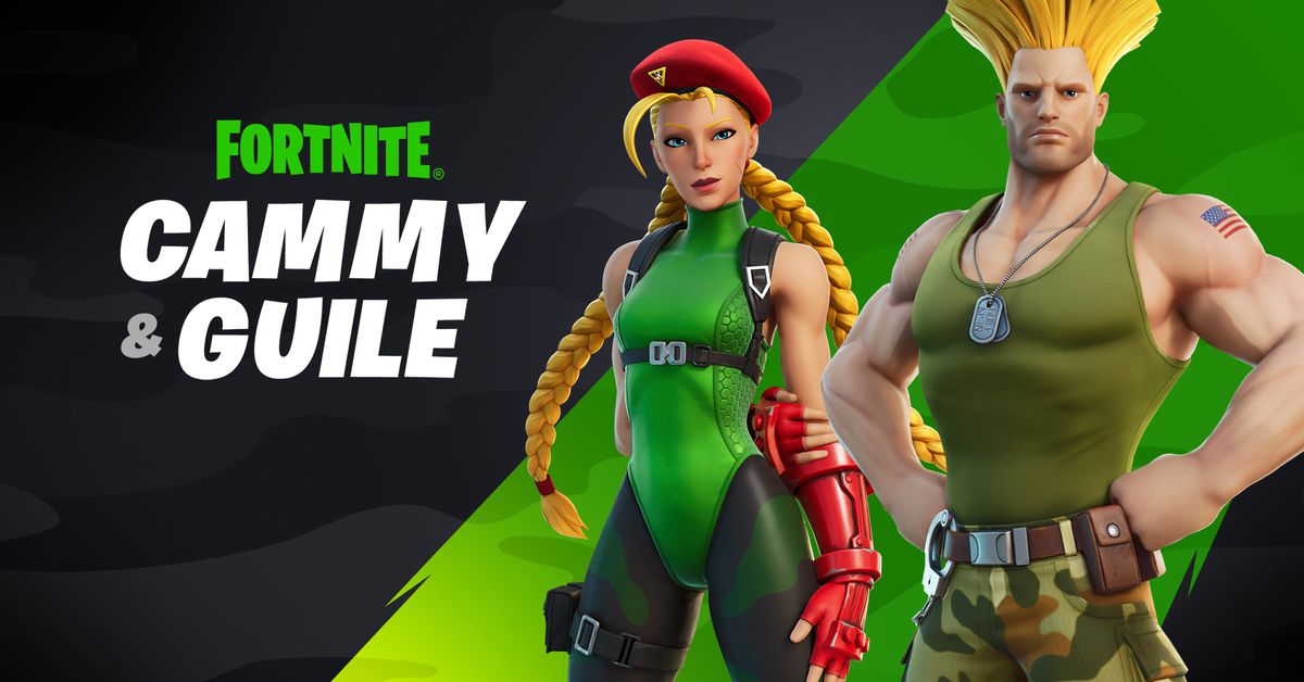 Street Fighter's Guile y Cammy llegarán a Fortnite
