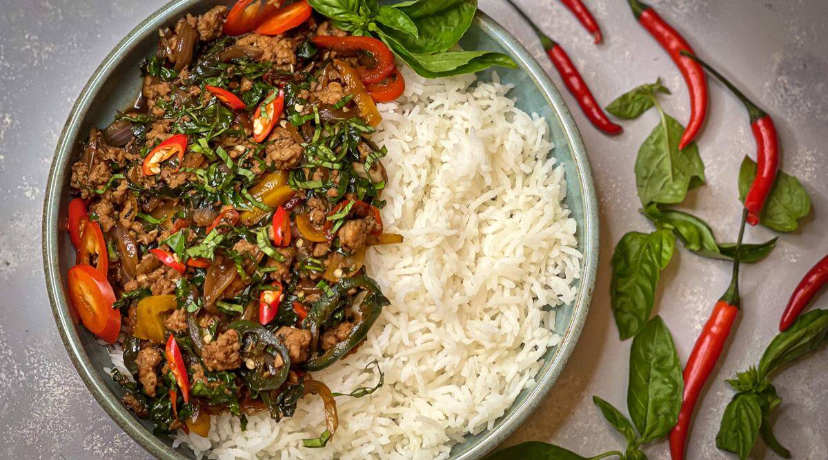 healthy eating, healthy recipes, easy recipes, easy recipes for lunch, easy home cooked meals, tasty homemade recipes, chicken recipes for lunch, Thai basil chicken, indian express news