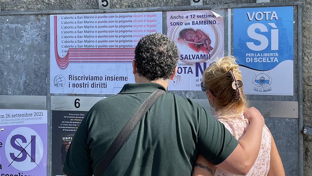 Activistas en San Marino luchan feroces campañas por la votación del aborto