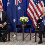 Scott Morrison se reunió con Joe Biden como parte de la cumbre The Quad en Washington, una reunión en la que China afirmó que Australia podría convertirse en 'carne de cañón'
