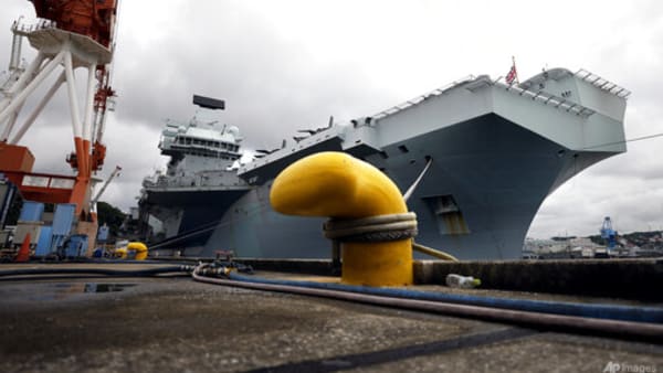 Gran Bretaña muestra el portaaviones Queen Elizabeth al ansioso Japón
