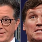La audiencia de Colbert se vuelve loca después de una broma mordaz sobre la basura de Tucker Carlson