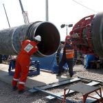 La empresa estatal de energía del país, Gazprom, se enfrenta ahora a una investigación sobre el aumento del precio.  Los legisladores dijeron que sospechaban del 'esfuerzo de la compañía por presionar' a Europa para que acuerde un lanzamiento rápido de su gasoducto Nord Stream 2 (en la foto)