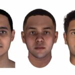 Devuelto a la vida: los rostros de tres hombres del antiguo Egipto que vivieron hasta hace 2.797 años se han reconstruido utilizando datos genéticos extraídos de sus restos momificados.