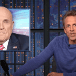 Seth Meyers se burla alegremente de Rudy Giuliani por la prohibición de Fox News