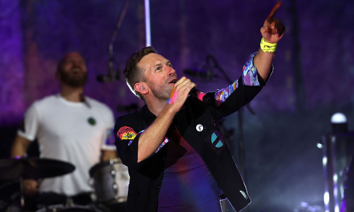 Actuación de Coldplay con energía impulsada por 60 ciclistas