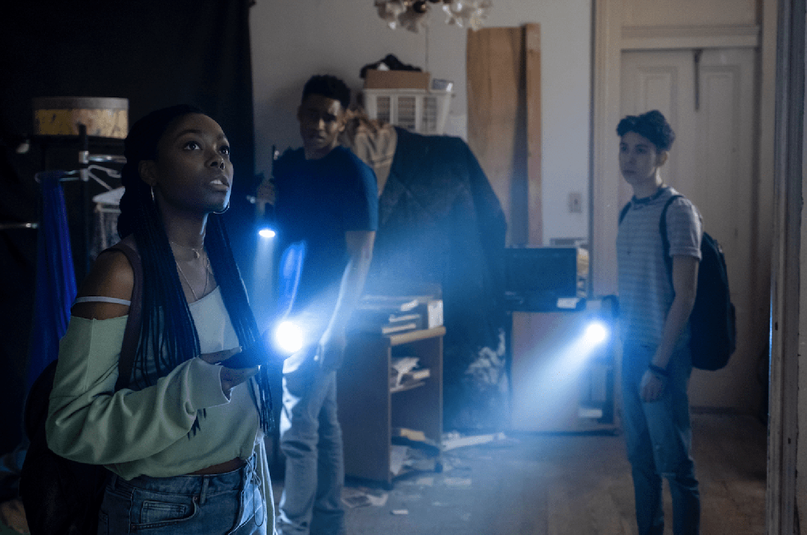 A scene from 'Black As Night,' one of four new 'Welcome to the Blumhouse' movies.