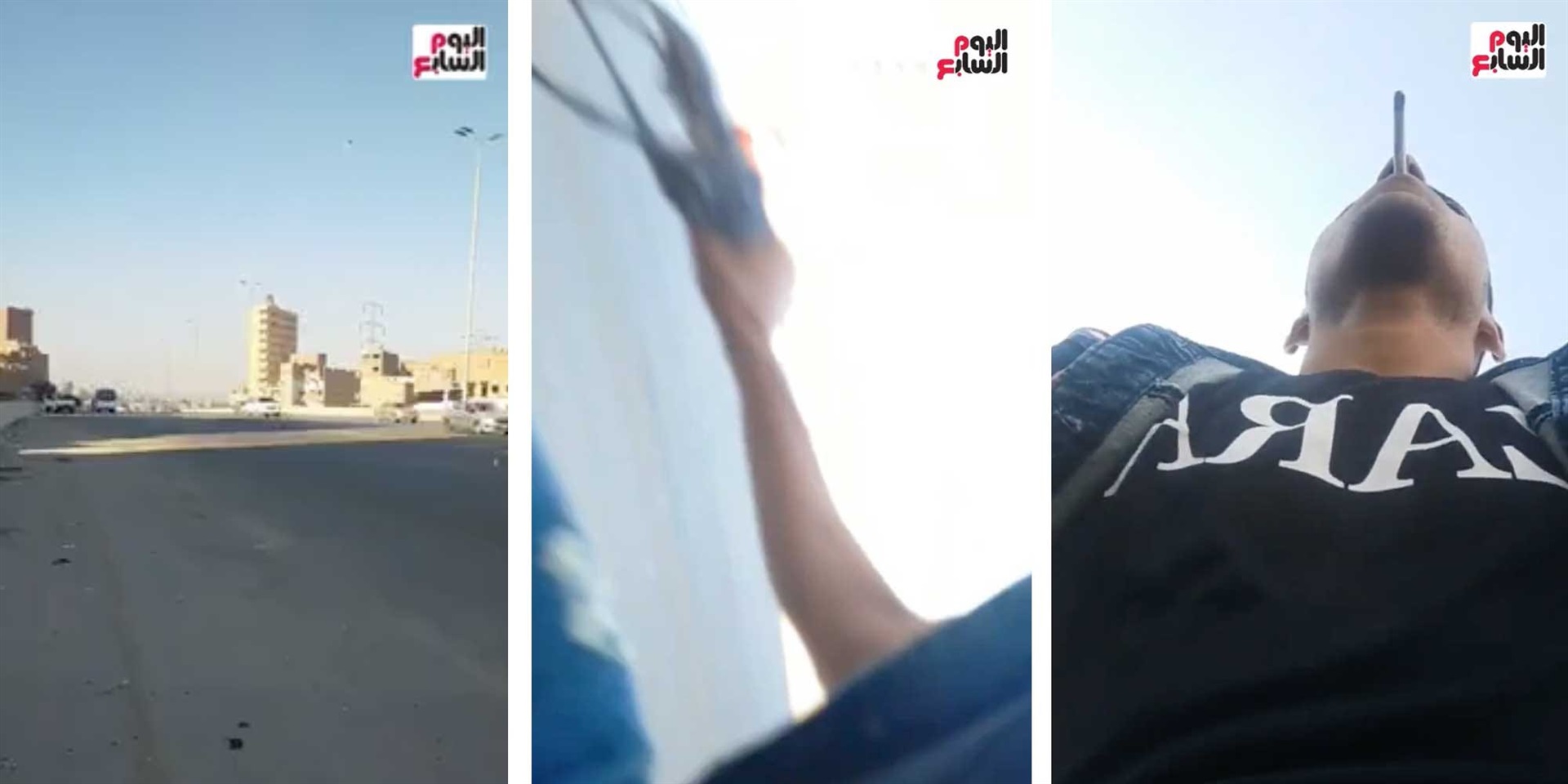 El video muestra el momento en que a un reportero en Egipto le robaron el teléfono mientras transmitía en vivo las secuelas de un terremoto