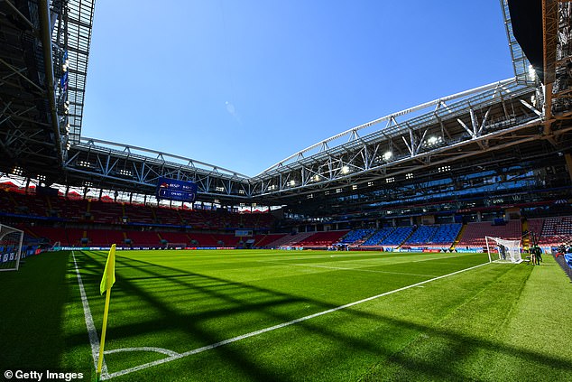 El Leicester City solo ha logrado vender 25 entradas para el partido grupal de la Europa League del miércoles por la tarde con el Spartak de Moscú en el Otkritie Bank Arena (en la foto)