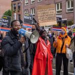 Activistas antirracistas organizan una manifestación contra el 'Black Pete' holandés