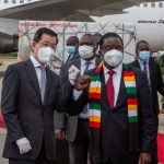 HARARE, ZIMBABWE - MARCH 16: Ambassador of China t