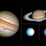 El telescopio Hubble publicó nuevas imágenes de los gigantes gaseosos del sistema solar.  Muestran cambios drásticos en las atmósferas de Júpiter, Saturno, Urano y Neptuno.